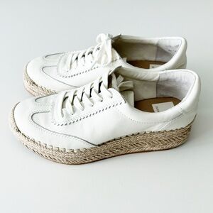 White Leather Dolce Vita Jaja Sneakers